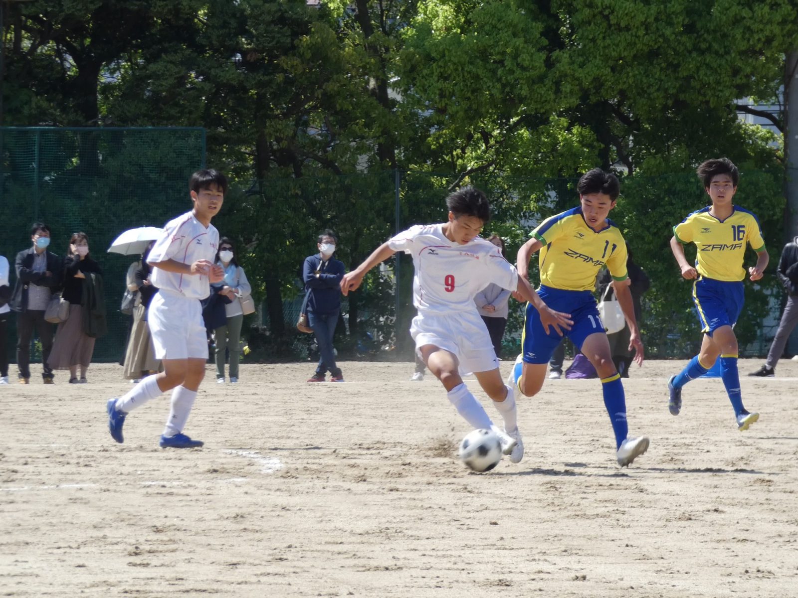 高校 高校総体 ｖｓ座間高校 中央大学附属横浜中学校 高等学校